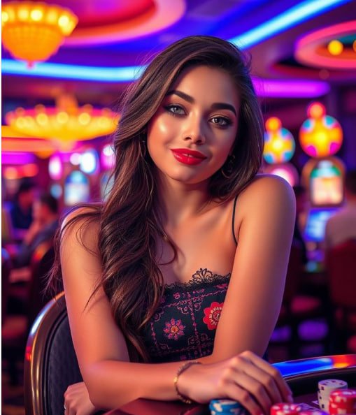 Tampilan meja Casino Hold'em live di norakplay dengan kartu dealer dan pemain